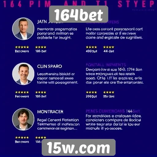 Depoimentos de usuários sobre a experiência no 164bet